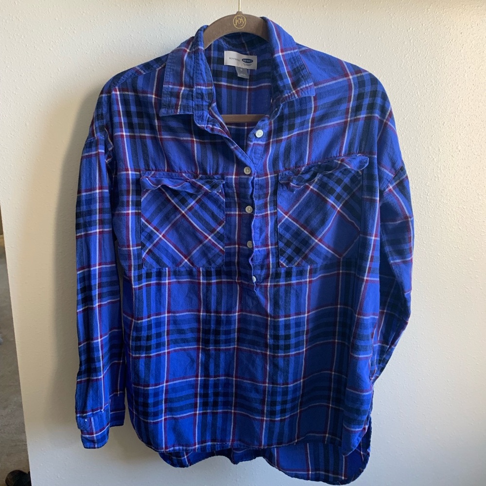 Blue flannel